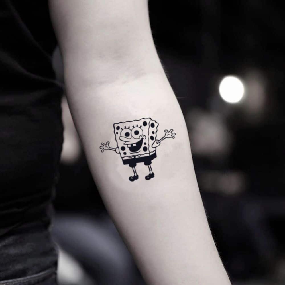 spongebob tattoo flowerTikTok Search