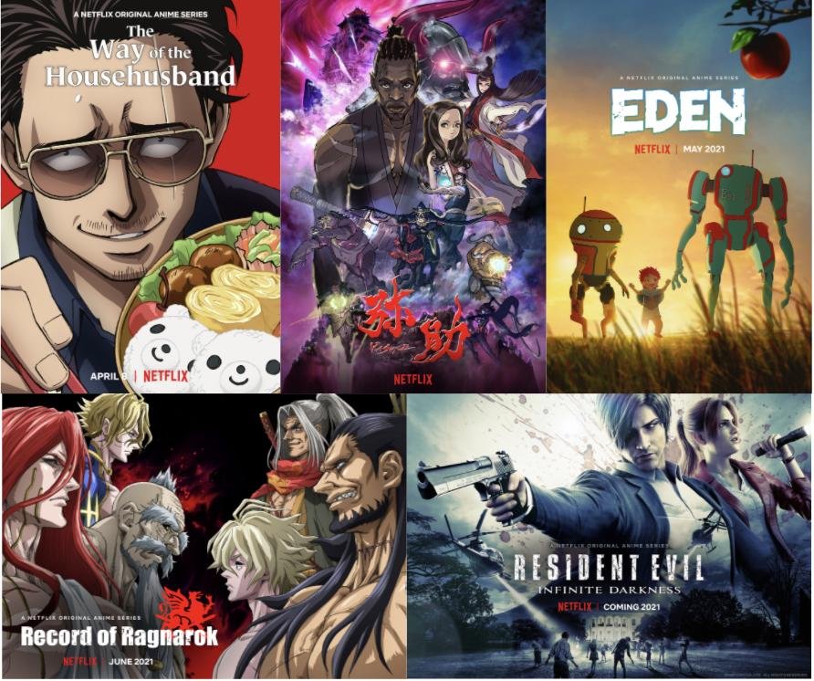 Novidades de Outubro de 2021 de Animes na Netflix