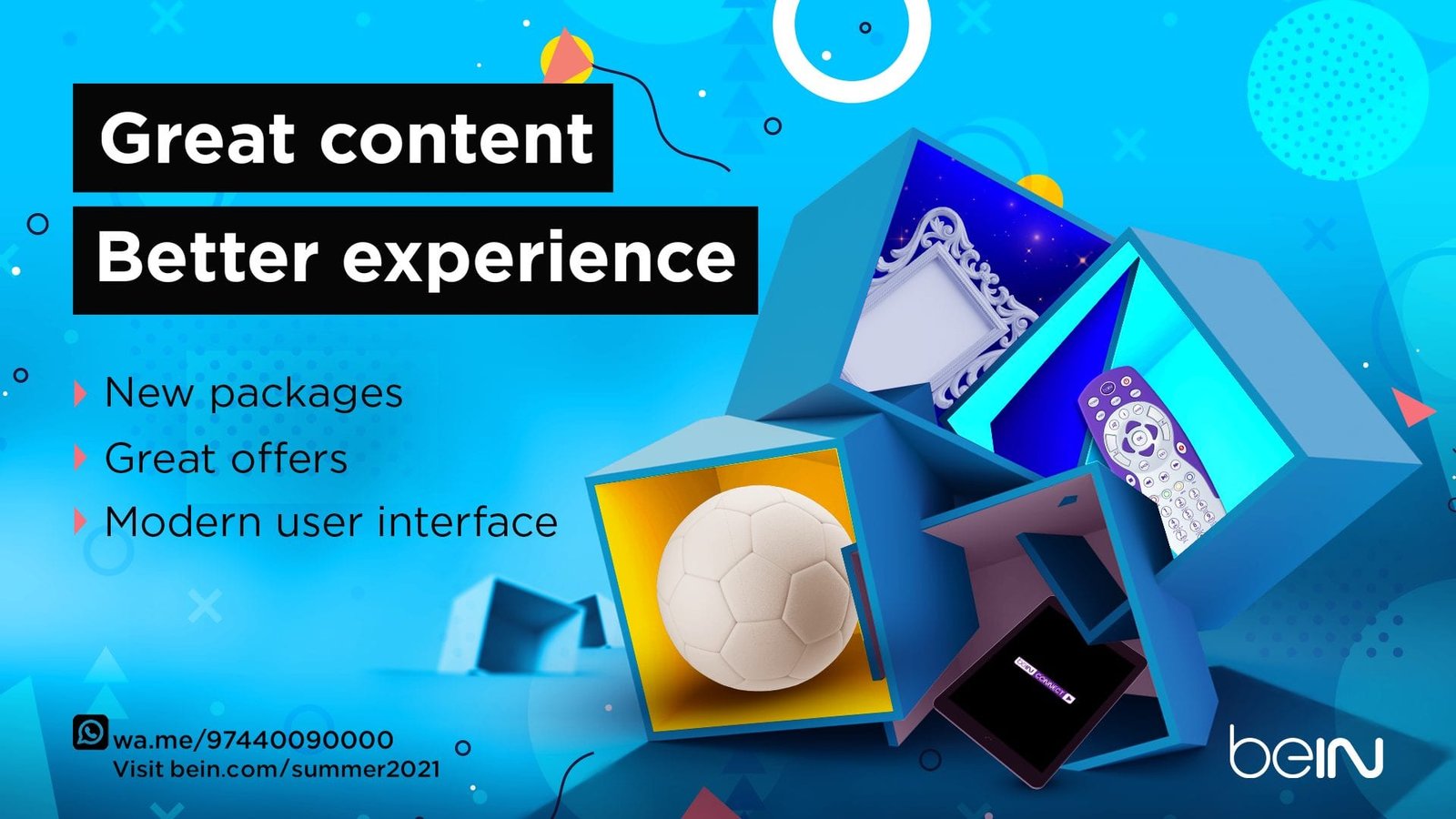 beIN launches new packages and TV channels ahead of Ramadan and 2021’s scintillating summer of sport beIN launches new packages and TV channels ahead of Ramadan and 2021’s scintillating summer of sport