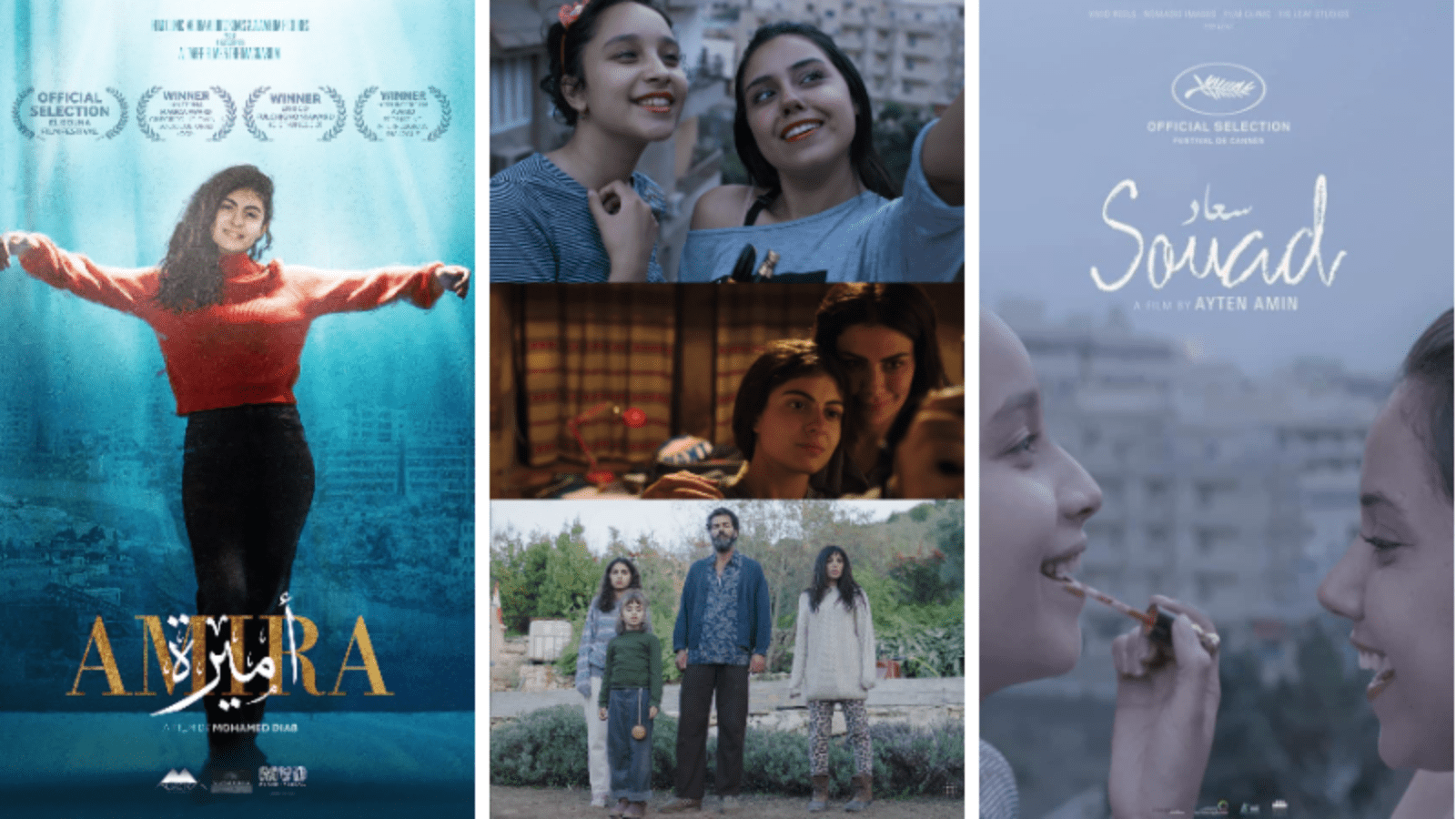 3 Film Clinic movies head to the Oscars; Souad of Egypt, Amira of Jordan and Costa Brava of Lebanon