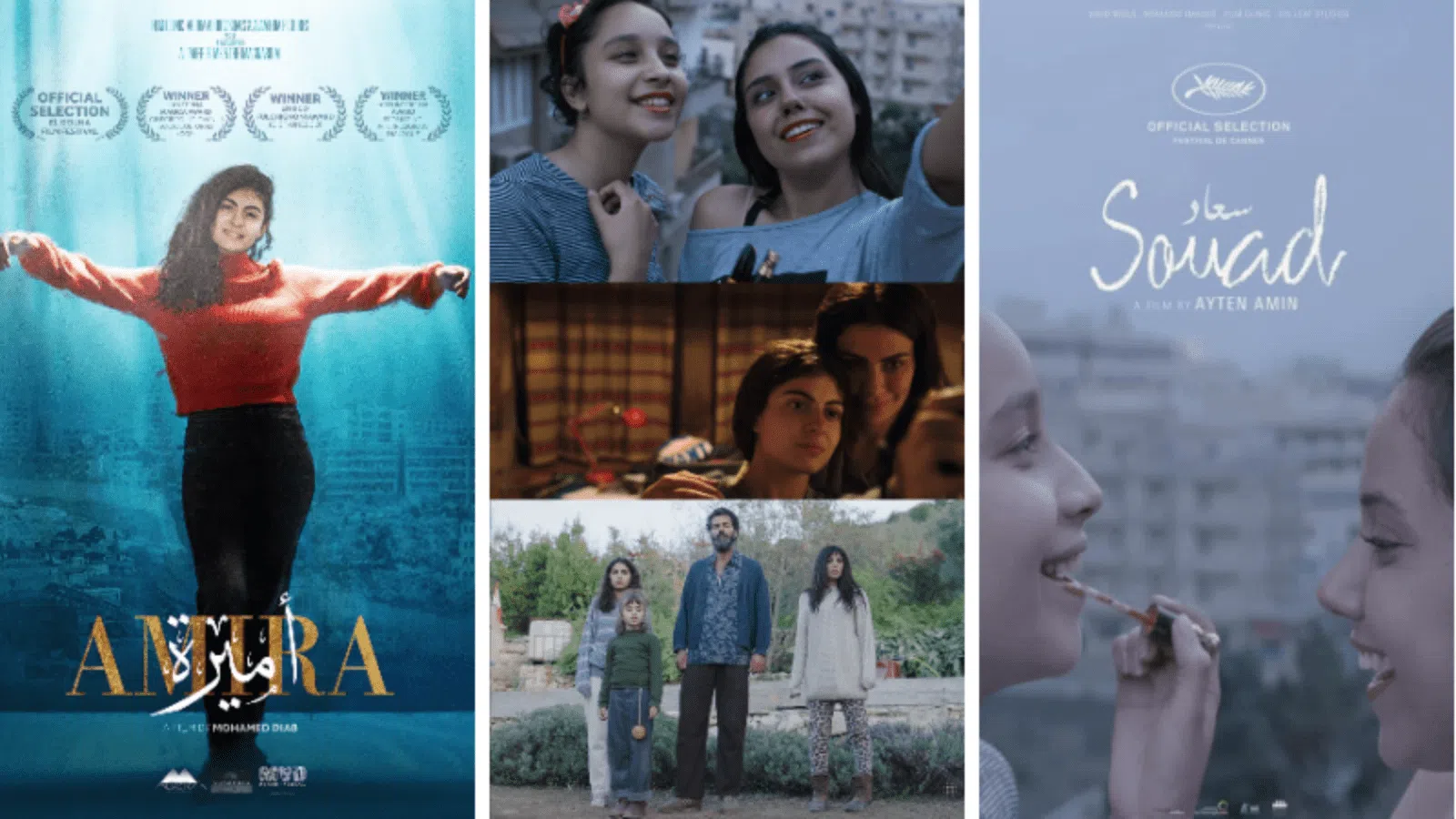3 Film Clinic movies head to the Oscars; Souad of Egypt, Amira of Jordan and Costa Brava of Lebanon