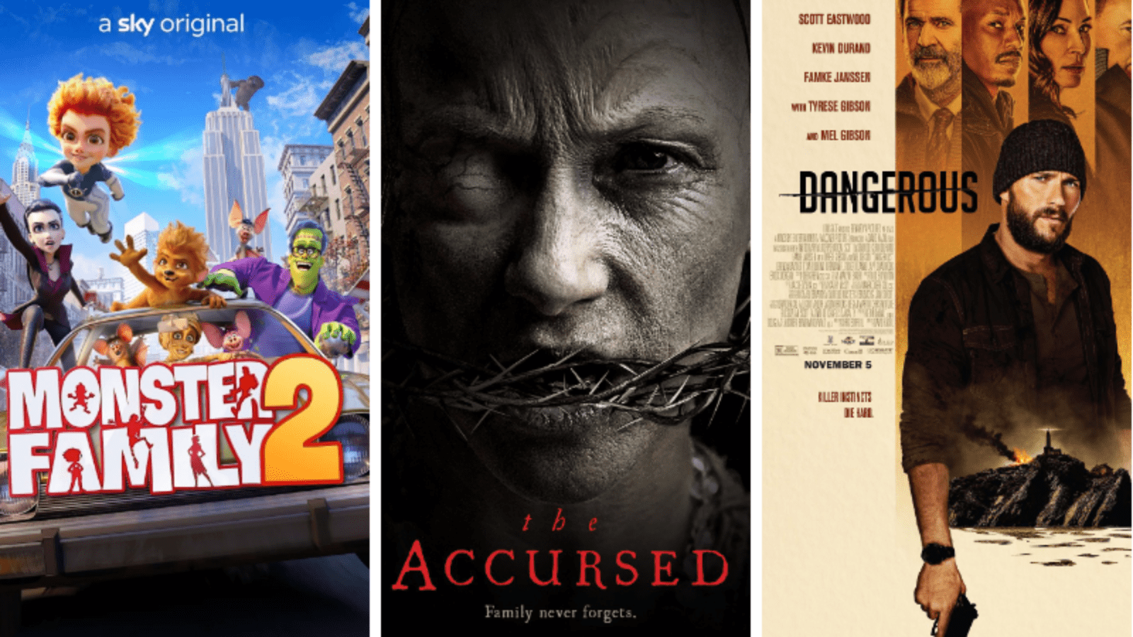 The Accursed, Dangerous, Monster Family 2 and Overrun Release at Egyptian Theatres