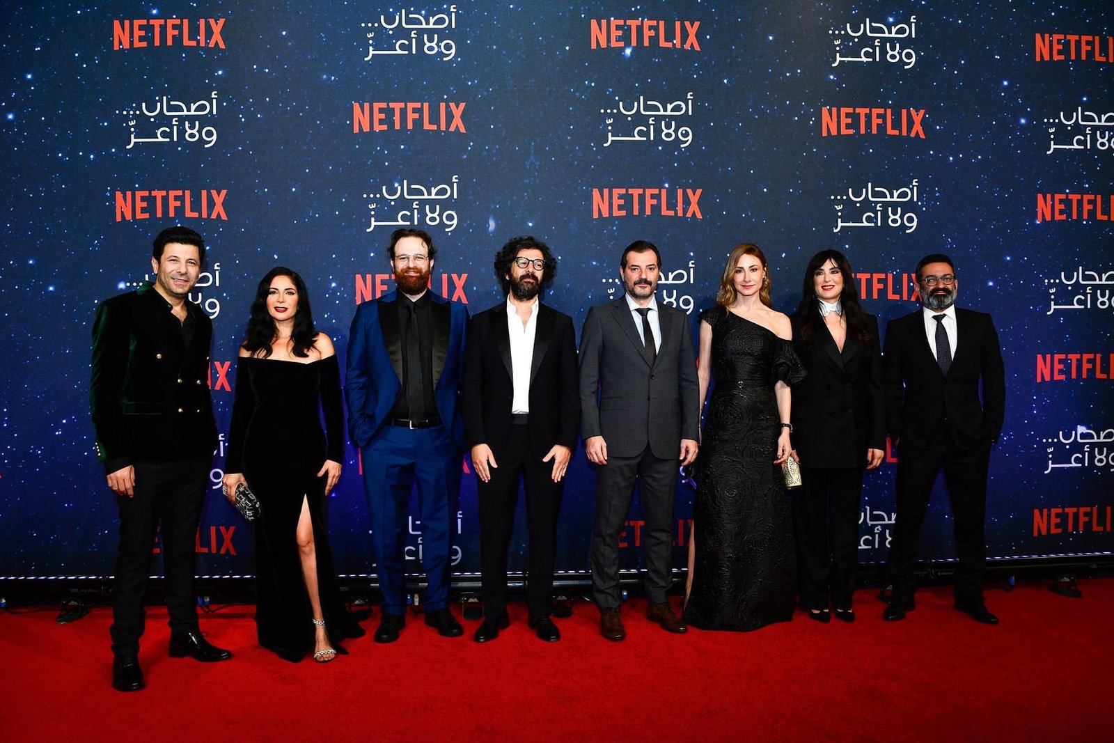 Renowned Perfect Strangers Cast Celebrate the Red Carpet Premiere for First Arabic Netflix Film The Premiere of “Perfect Strangers (ar) أصحاب … ولا أعز” Netflix’s First Arabic Film in Bvlgari Yacht Club, Dubai. January 17th, 2022. Photo by (CEDRIC RIBEIRO / GETTY IMAGES) for Netflix.