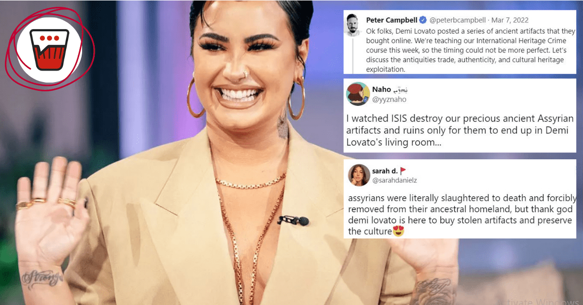 Demi Lovato Brags on Social Media for Buying Ancient Egyptian Artifacts and Archeologists are Cringing!