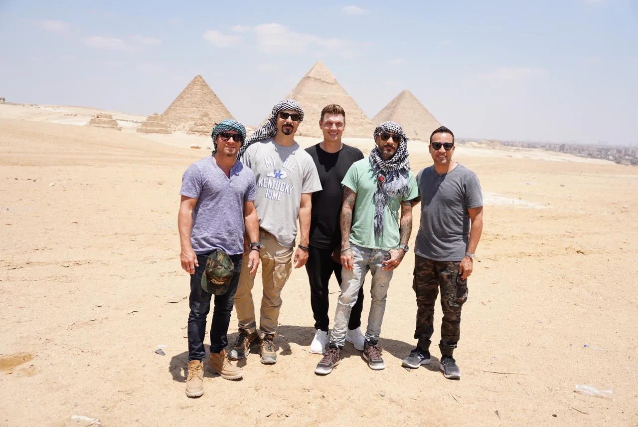 Backstreet Boys in Egypt Ahead of their concert at ZED East!