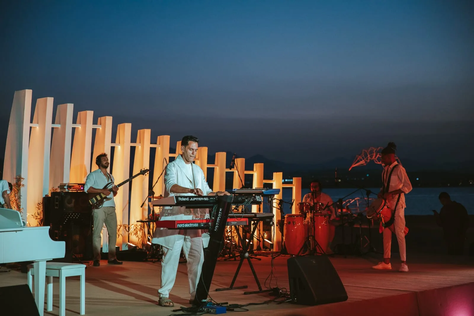 Hisham Kharma Performs at the Opening Ceremony of The World Aquatics Festival