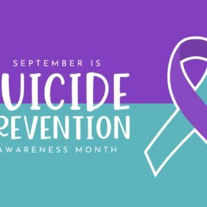 September: World Suicide Prevention Month – A Guide for Parents to Open Conversations with Their Kids Suicide Prevention Awareness Month poster, September. Vector