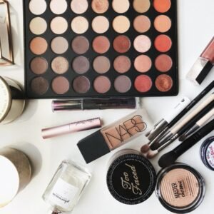 close-up photography of assorted cosmetics