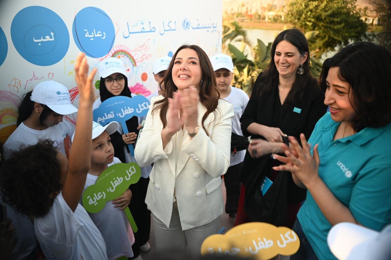 Donia Samir Ghanem Celebrates a Decade with UNICEF Egypt by Renewing Ambassador Partnership Donia Samir Ghanem